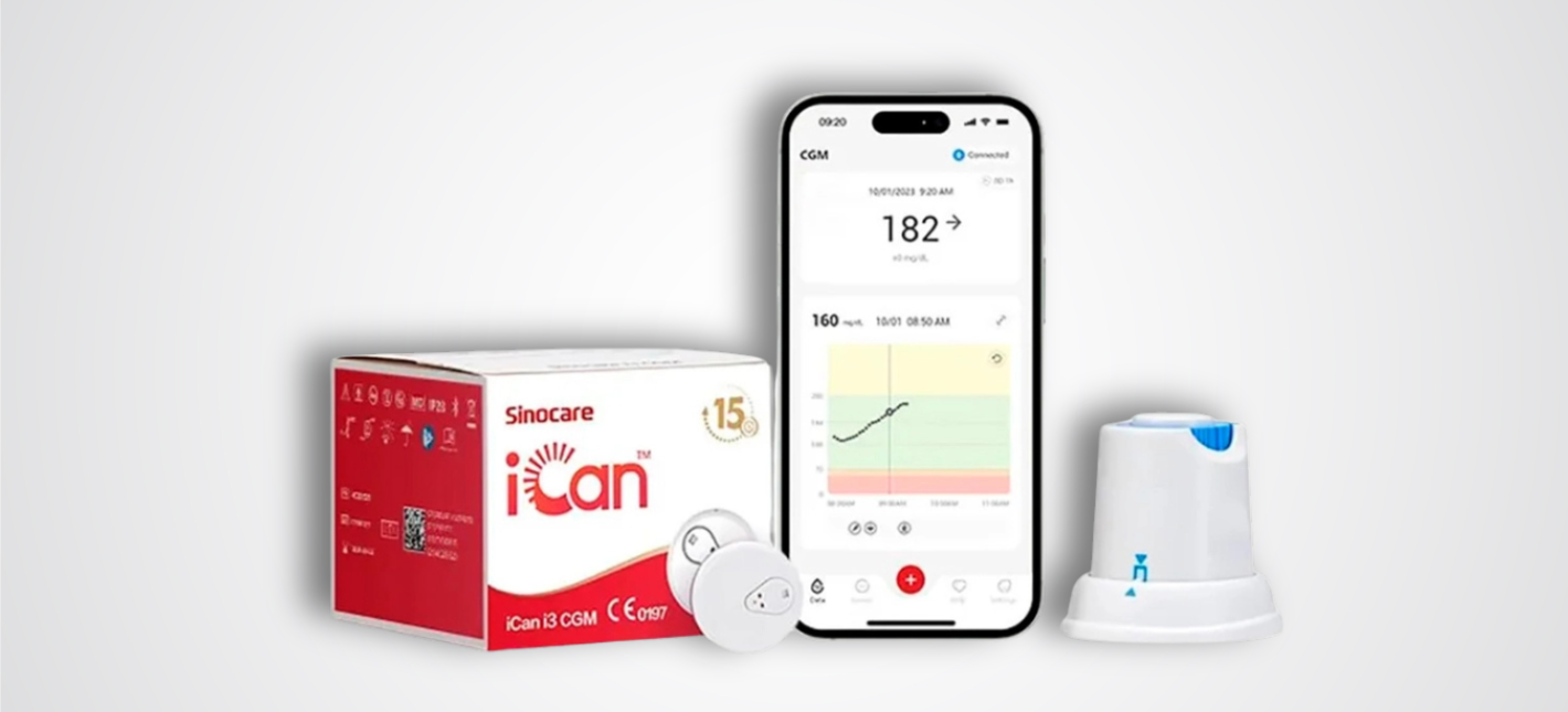 Применение системы непрерывного мониторинга глюкозы iCan i3 CGM